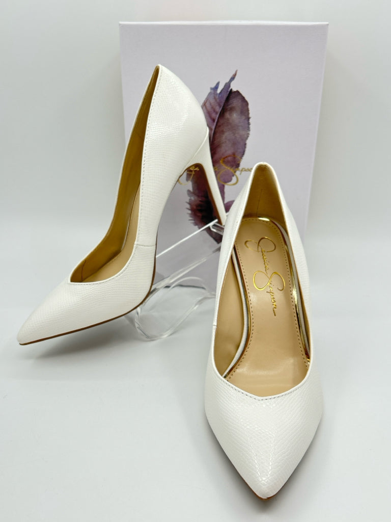JESSICA SIMPSON Size 8.5M White Women's Pumps