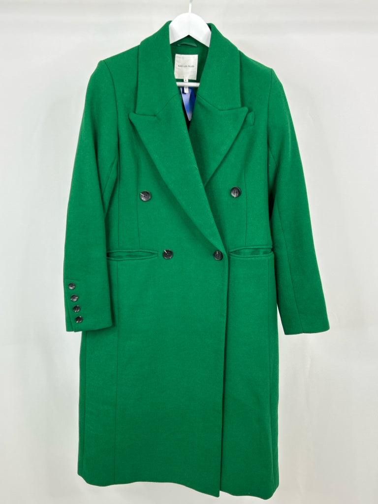 AVEC LES FILLES Women Size M Green Coat