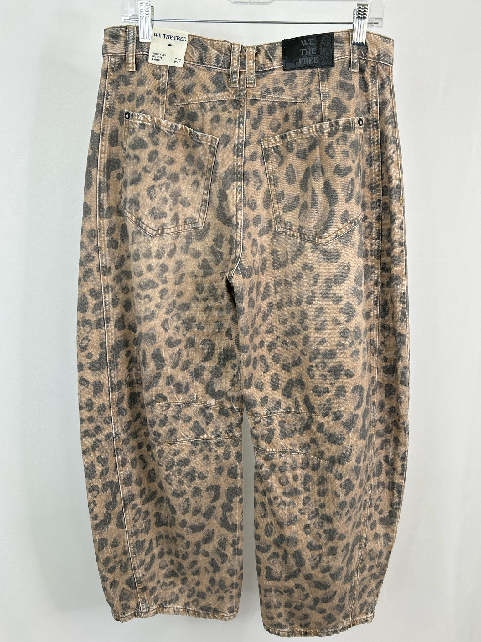 WE THE FREE Size 27/4 Brown and Black Women jeans