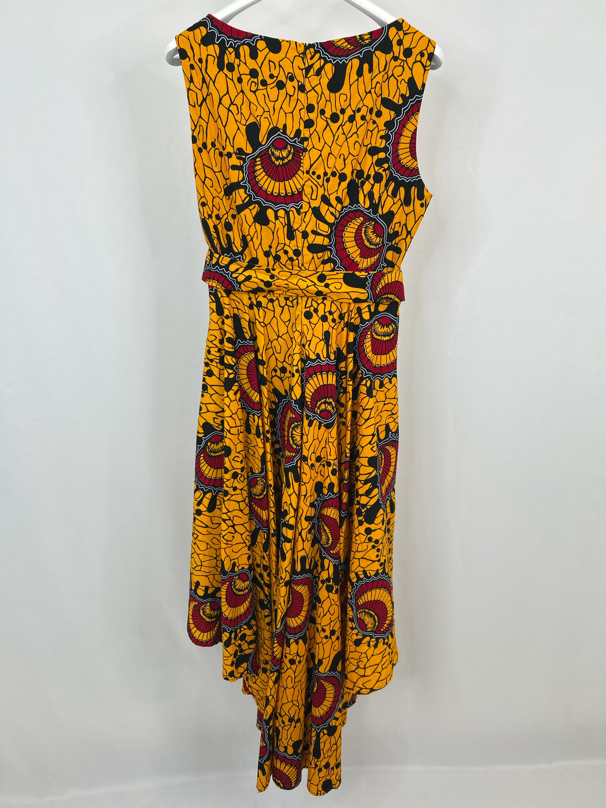 TRIBALBYN Size XL Orange Yellow Women Dress