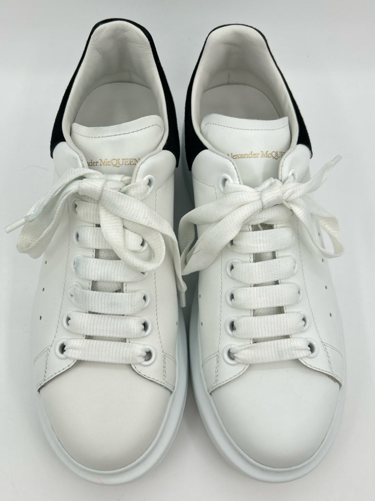 ALEXANDER MCQUEEN Women EU Size 39 White & Black Sneakers