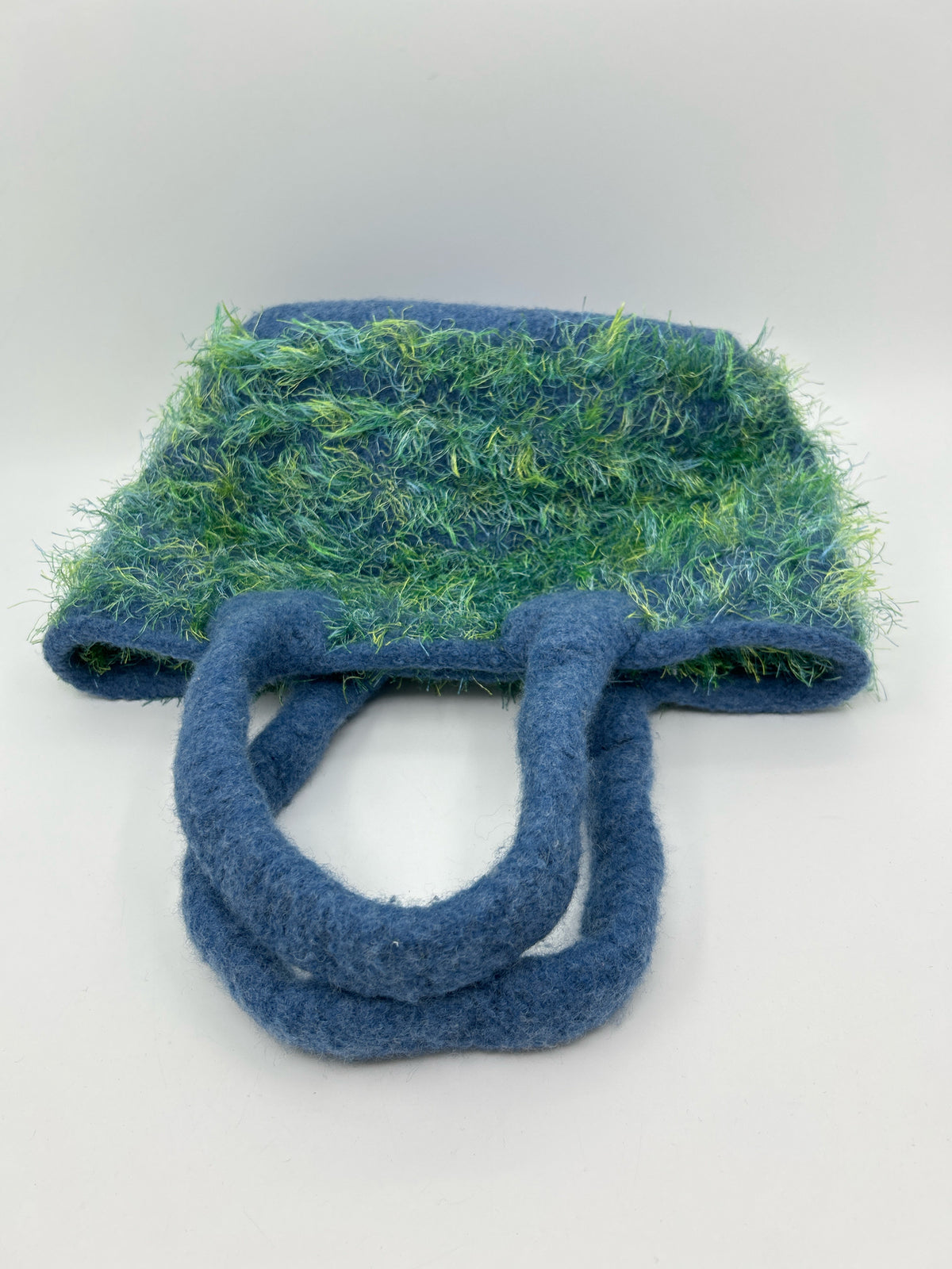 NO BRAND Blue & Green Women Tote
