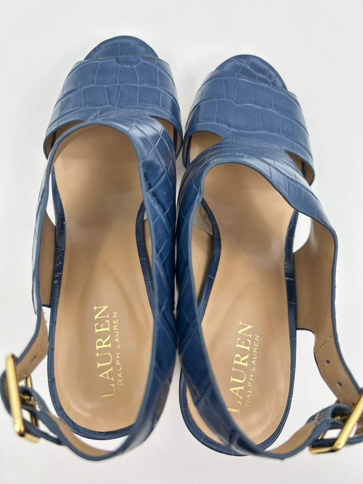Lauren Ralph Lauren Size 10 Blue Women Sandal