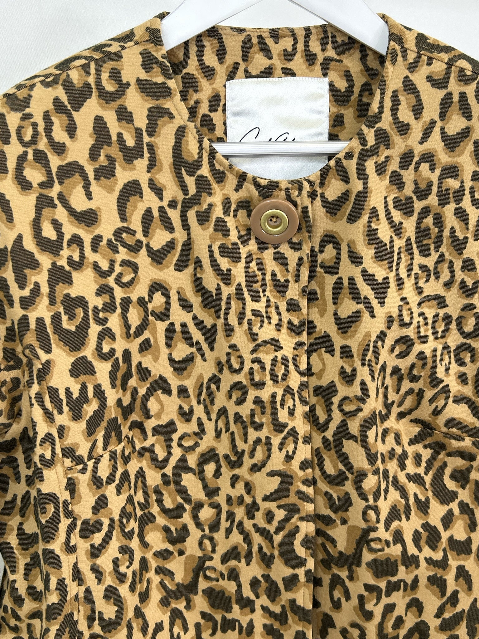 CABI Size L Animal Print Women Jacket