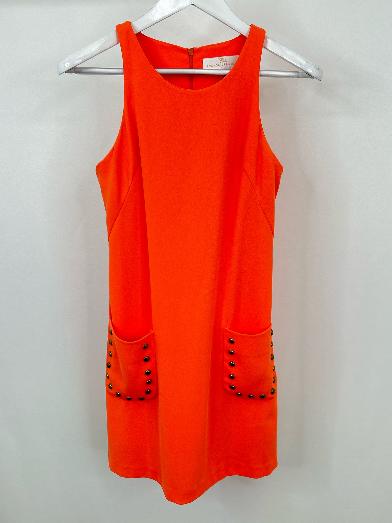 AMANDA UPRICHARD Size P Orange Women Dress
