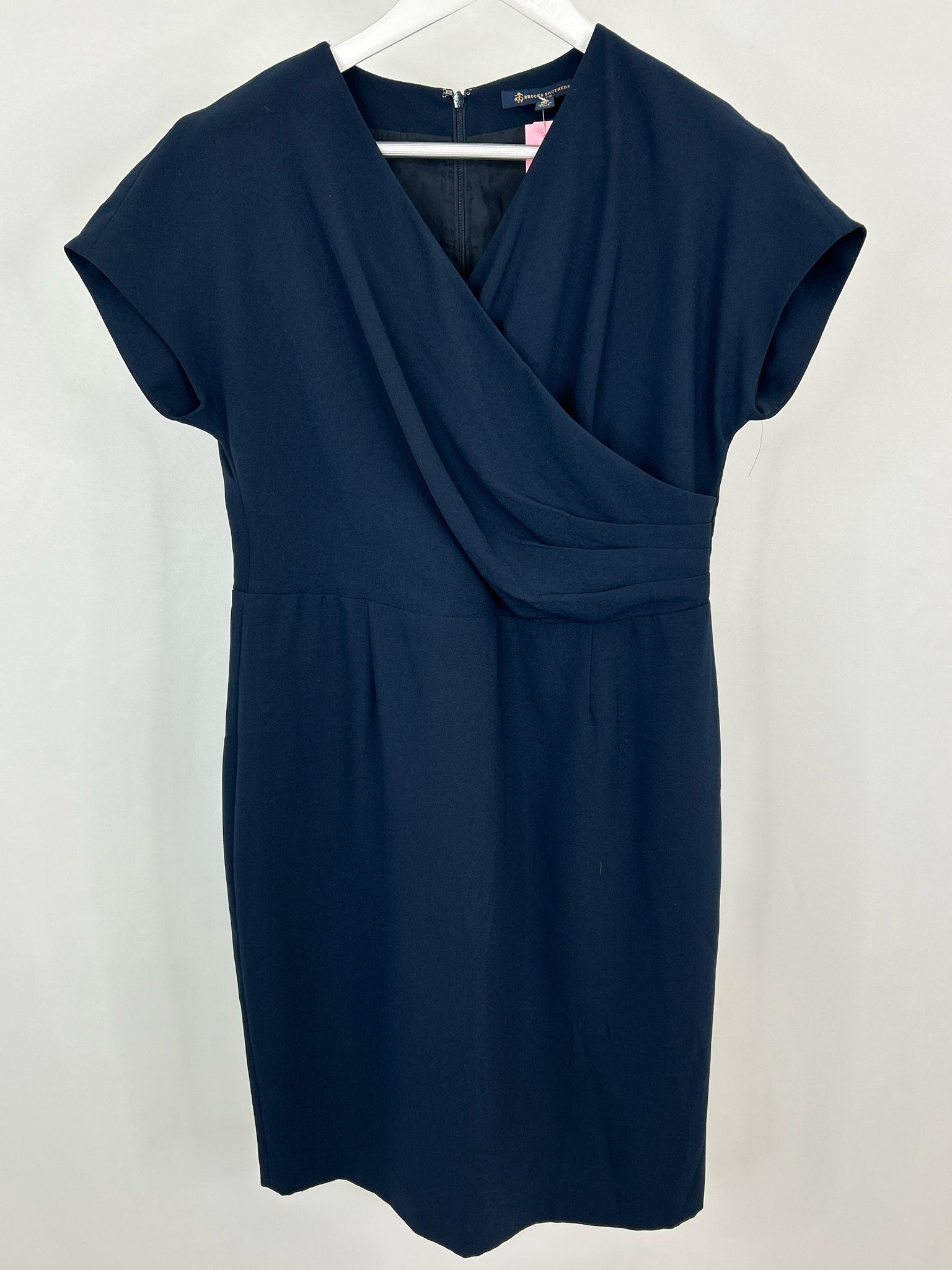BROOKS BROTHERS Size 12P Navy Women Dress