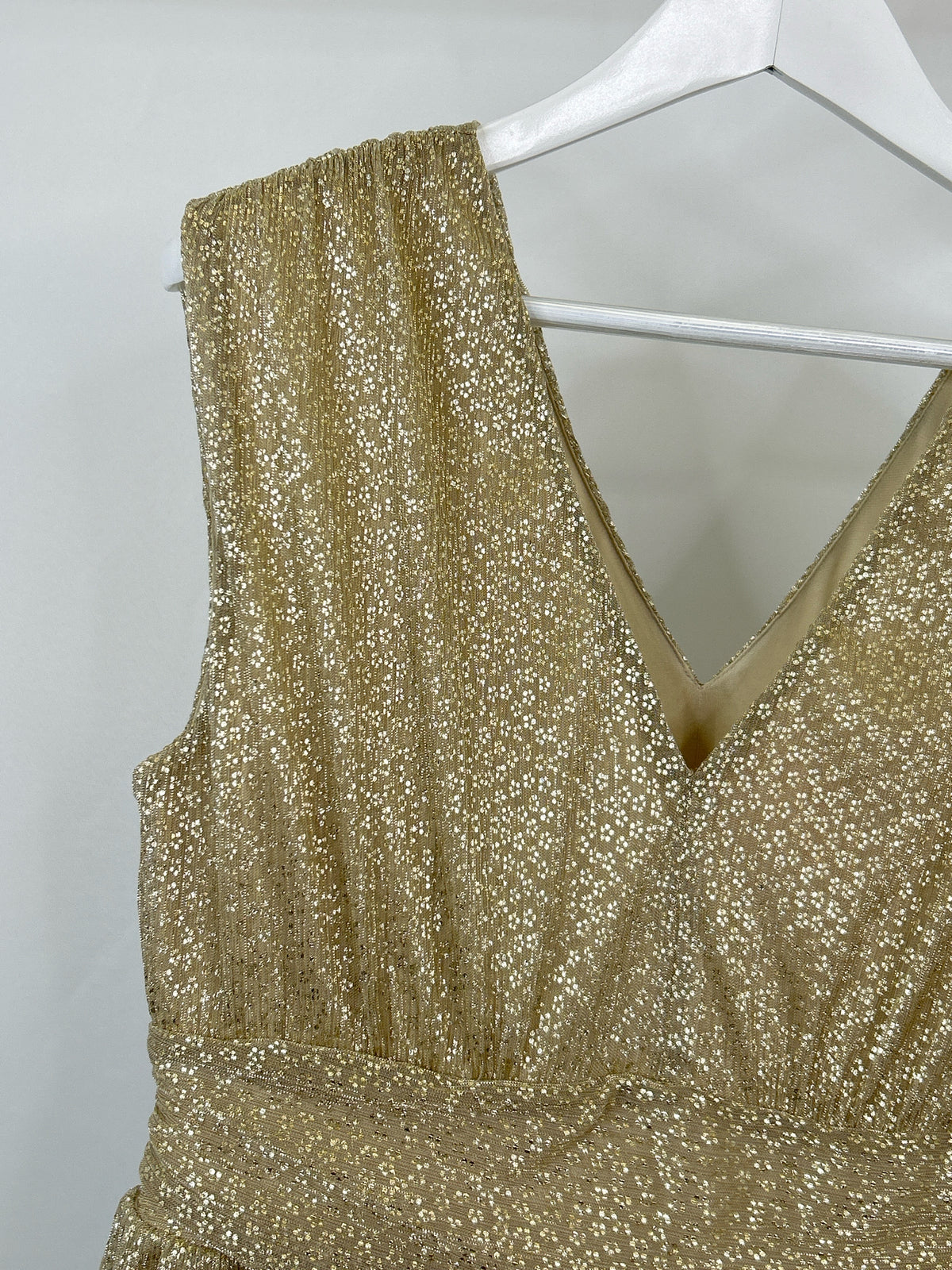 LILLY PULITZER Size L Gold Women Dress