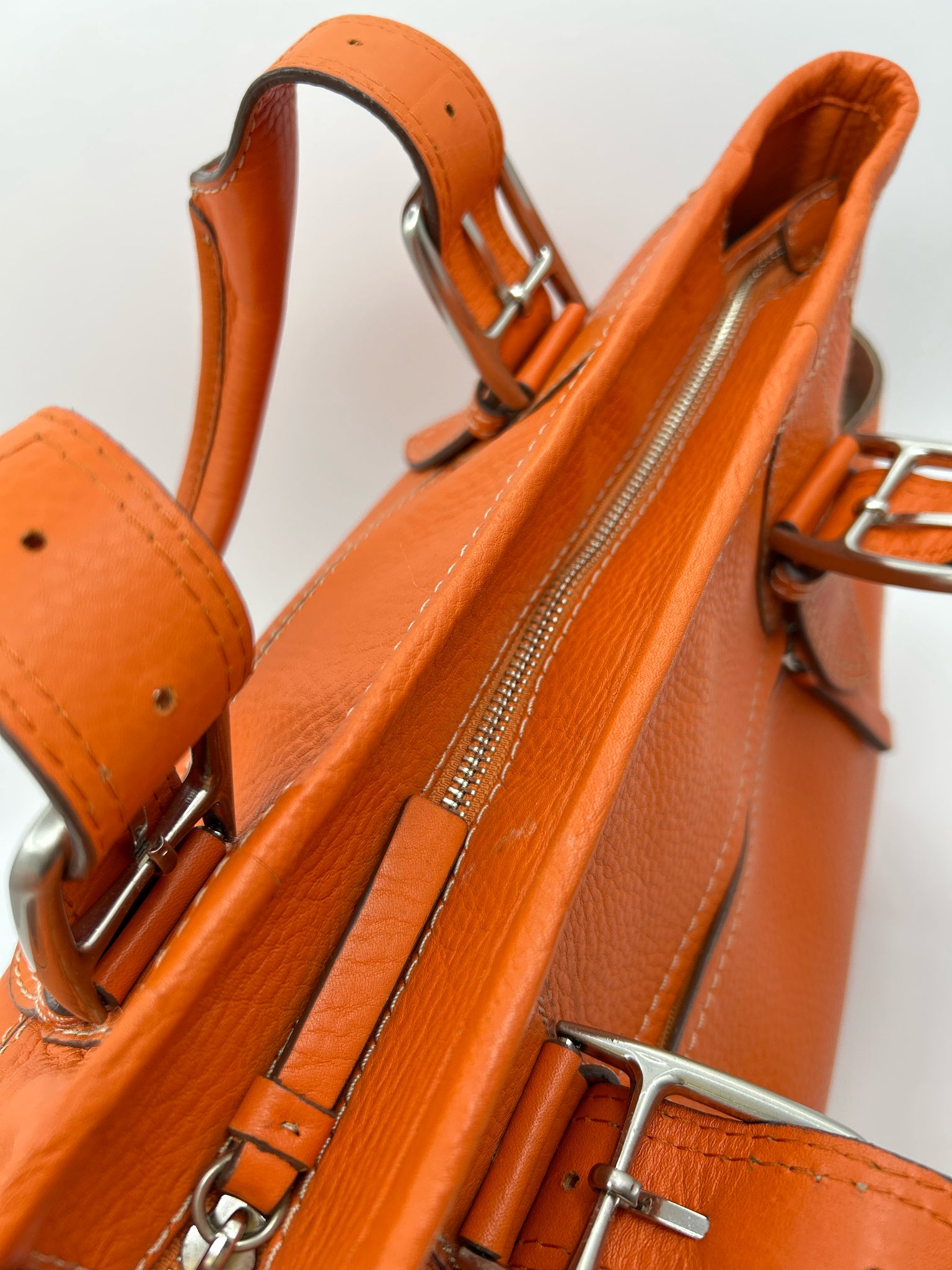 COLE HAAN Orange Women Tote