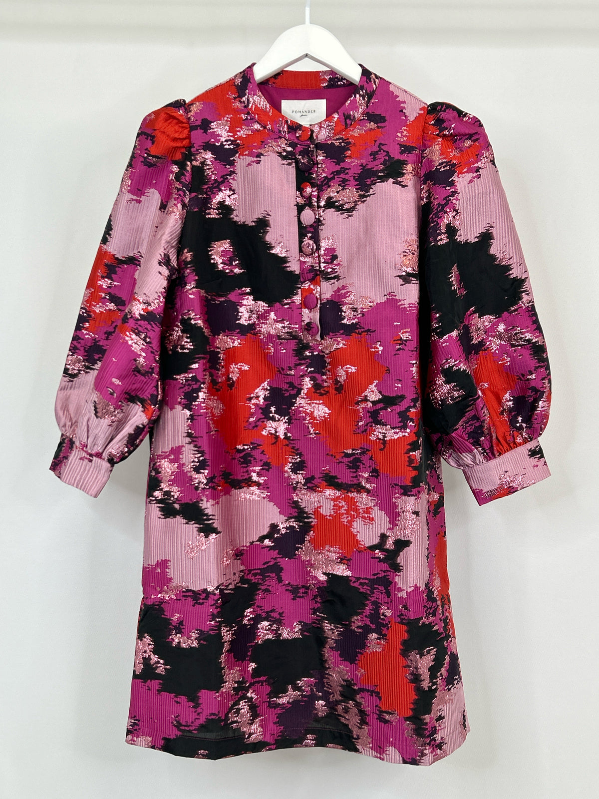 POMANDER PLACE Size S Pink Print Women Dress