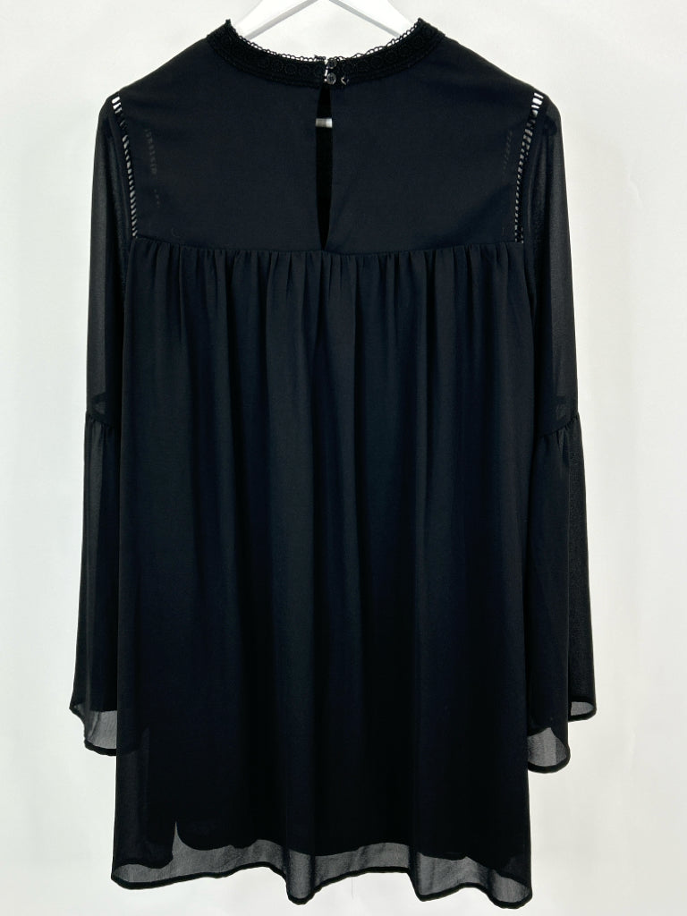 LOVERICHE Size L Black Dress NWT