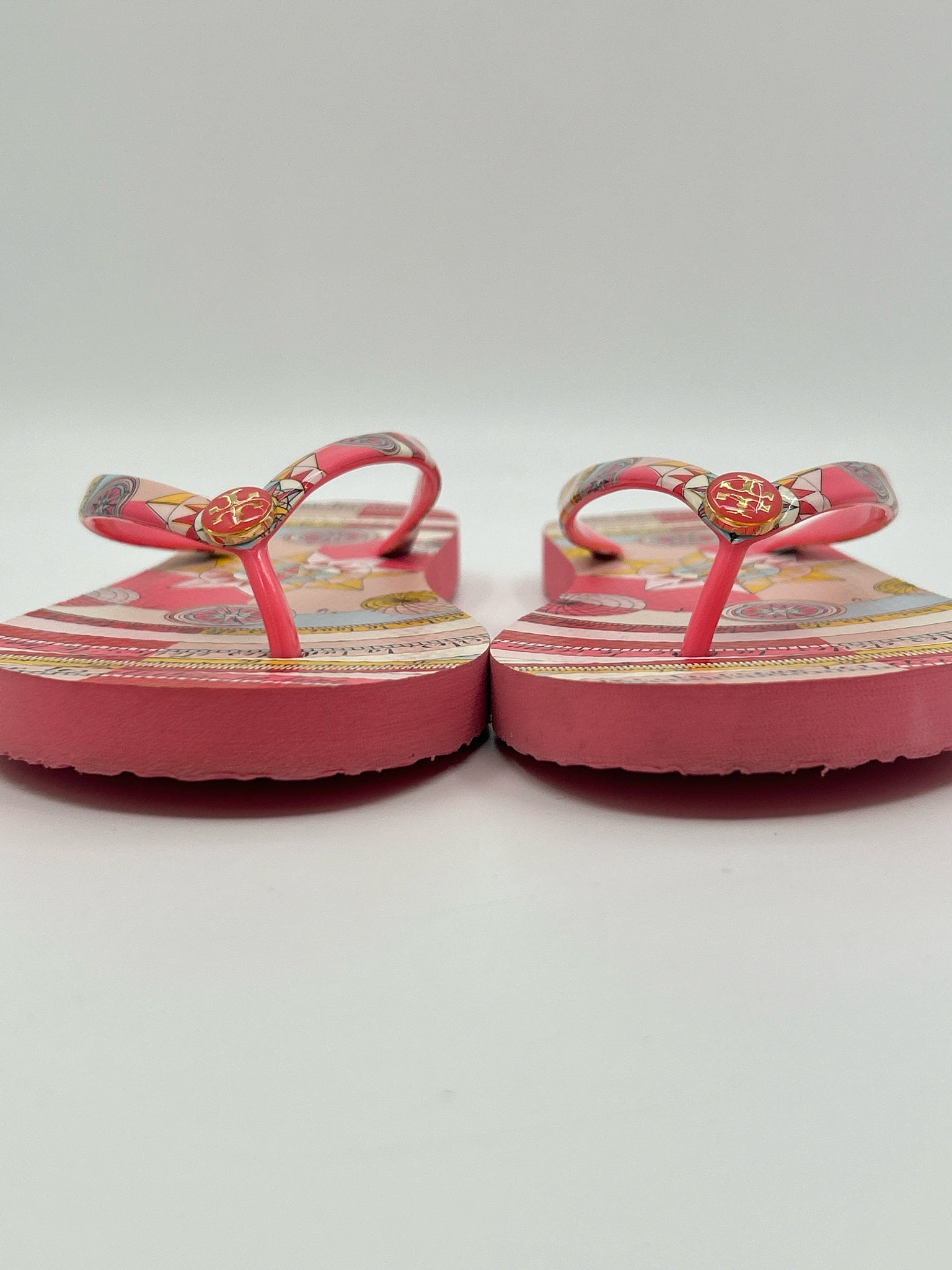 TORY BURCH Size 9.5 Coral Women Sandal