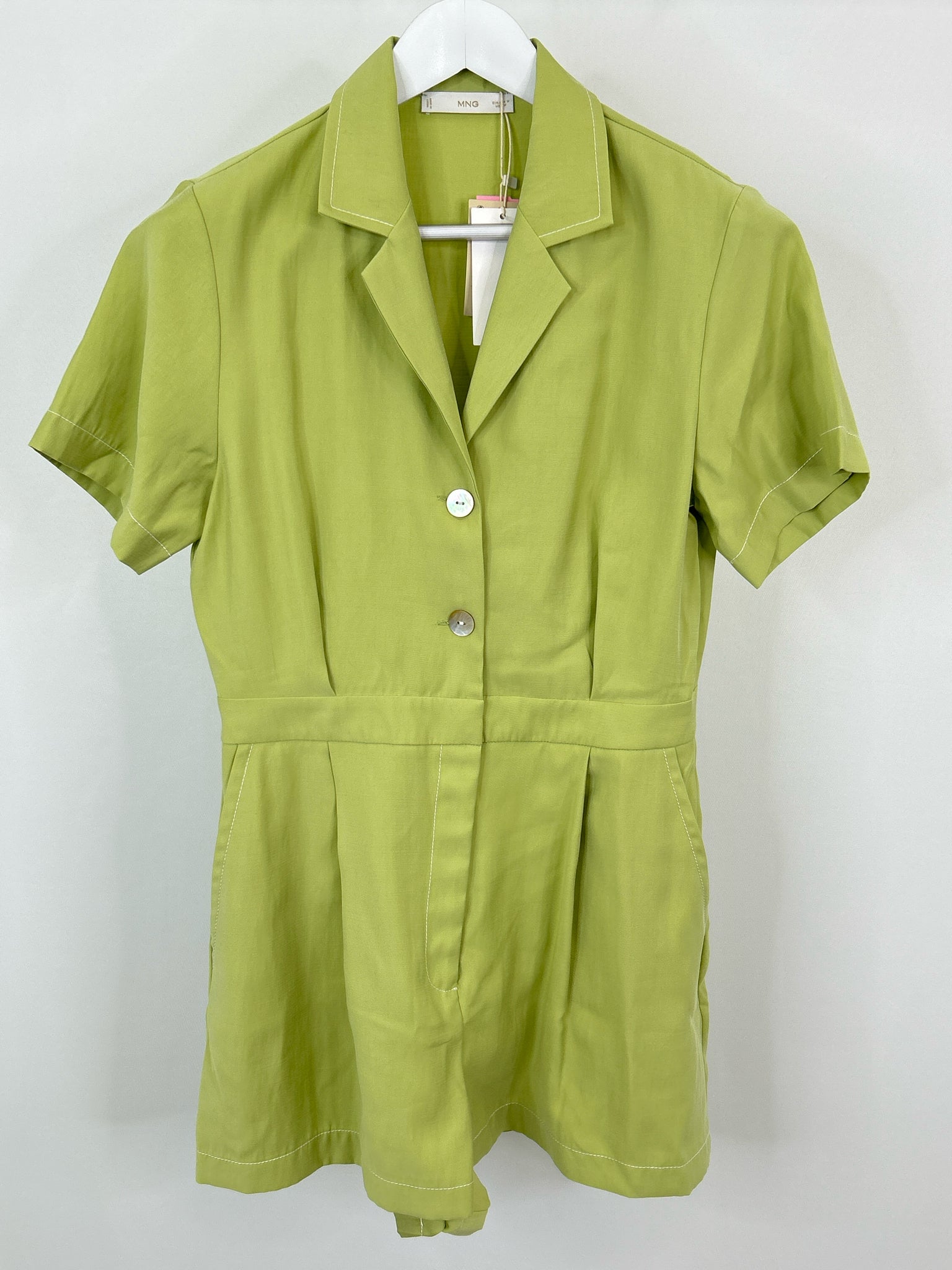 MNG Size M Green Women Romper