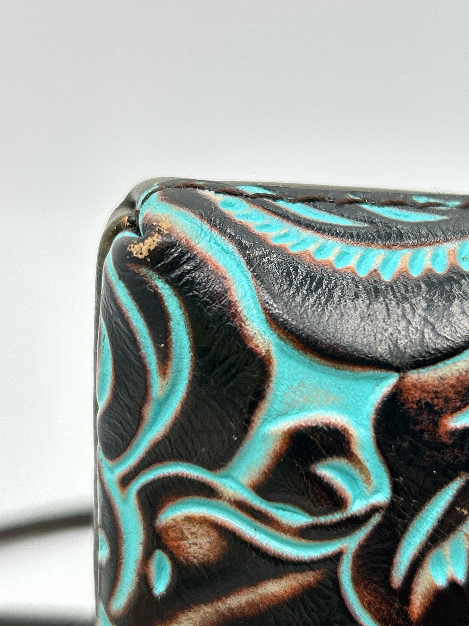 PATRICIA NASH Brown & Turquoise Women Purse
