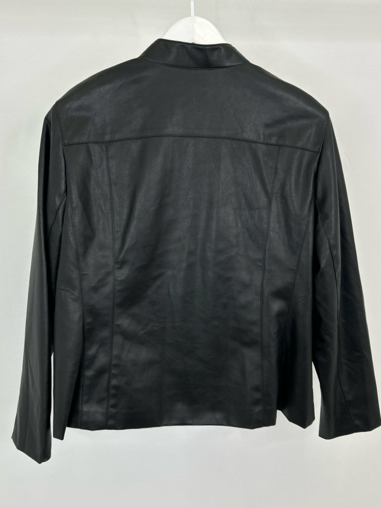 CHICO'S Women Size 12 Black Jacket