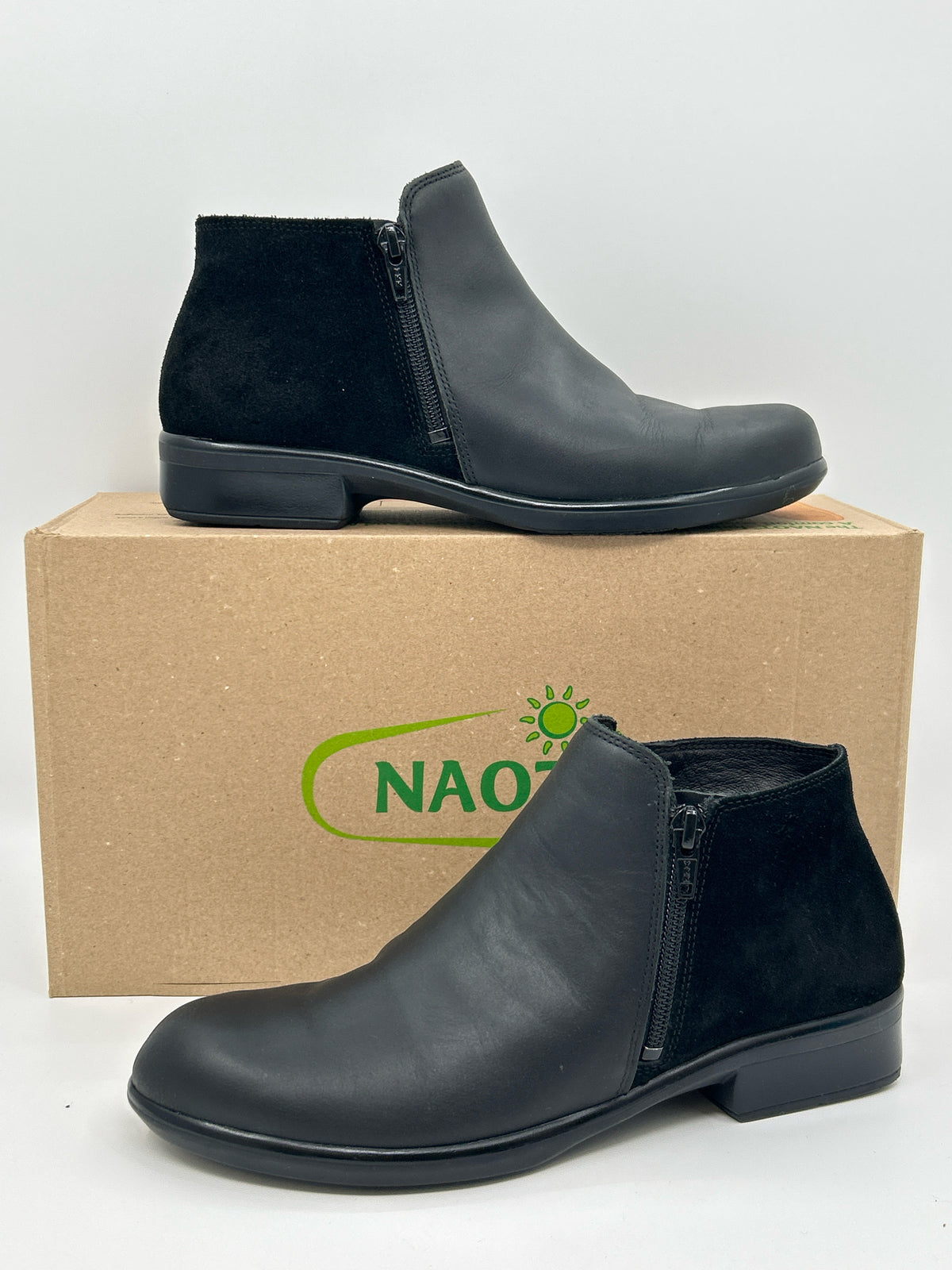 NAOT Size 8/8.5 Black Women Booties