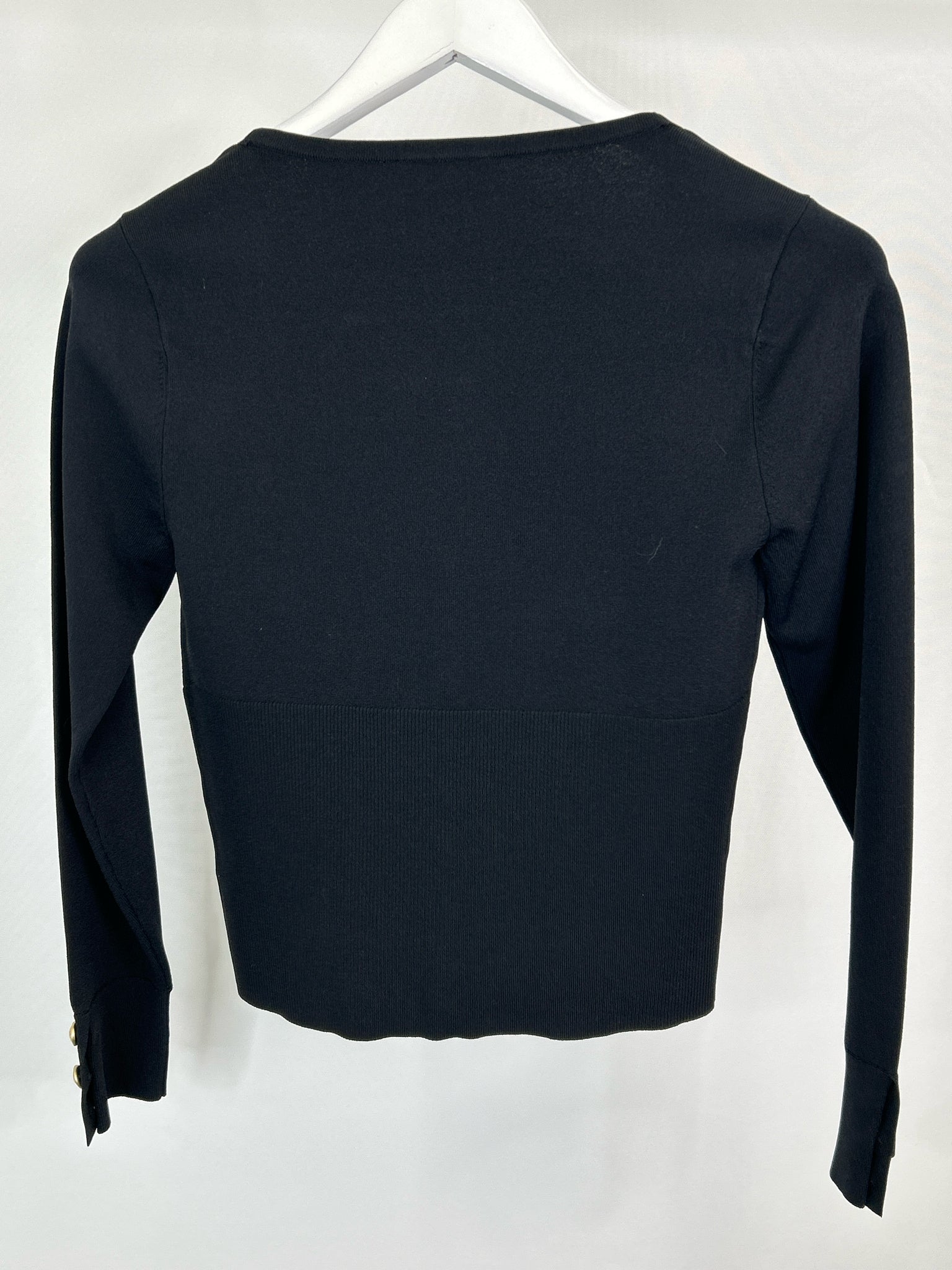 L'AGENCE Size S Black Women Top