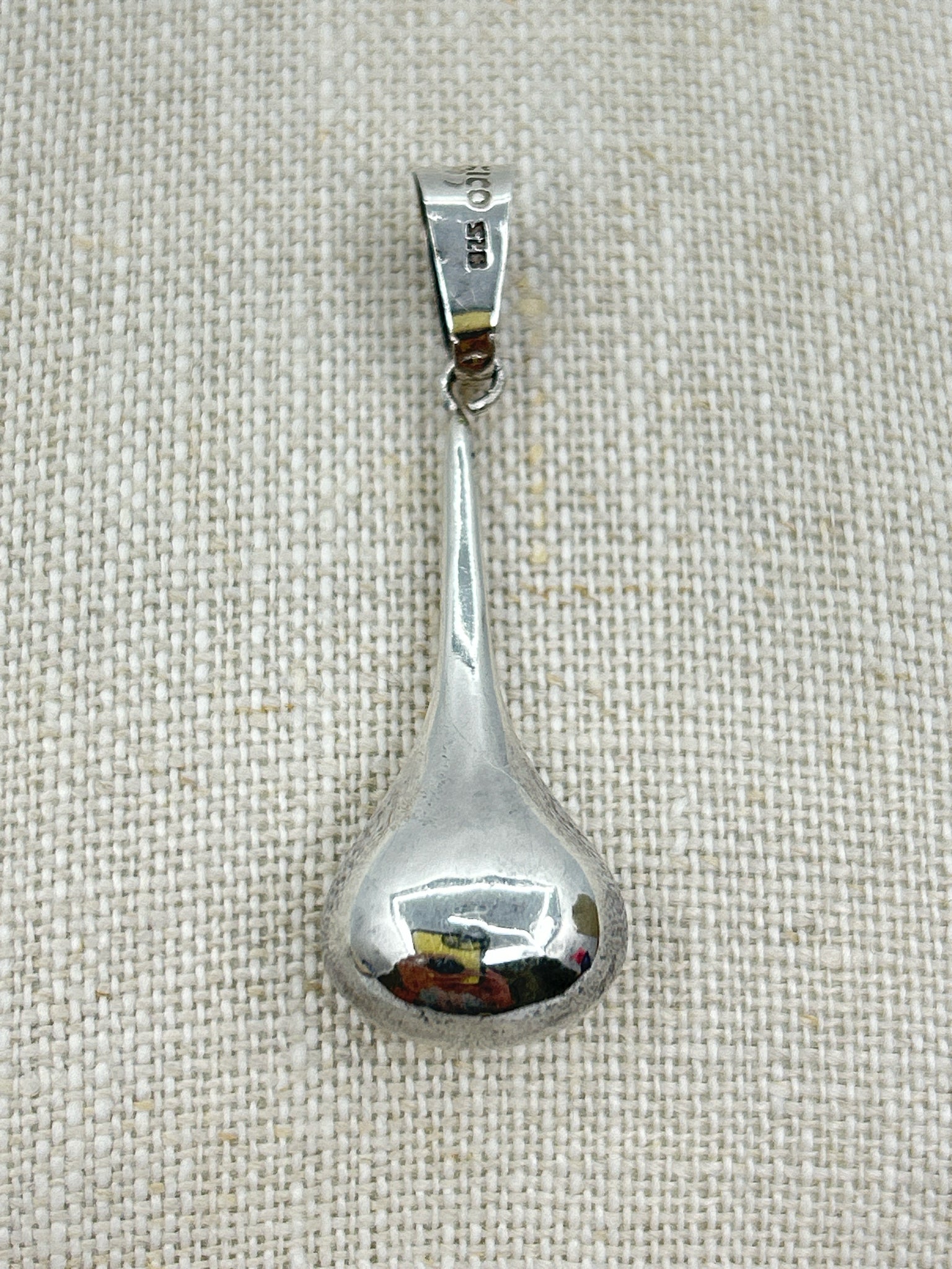 Sterling Silver Teardrop Pendant