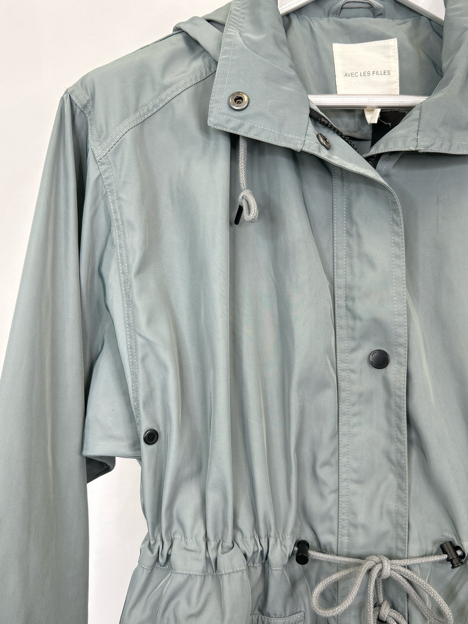 AVEC LES FILLES Size S Grey Women Coat