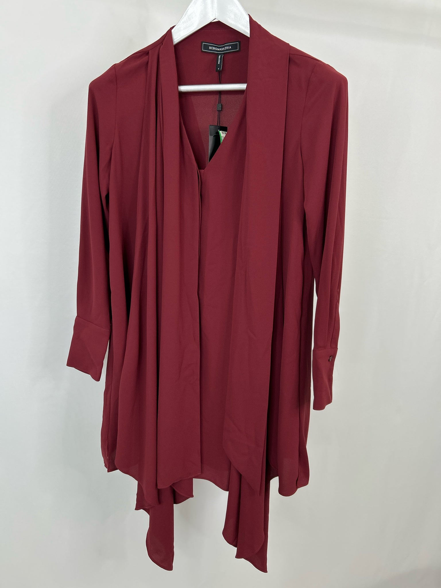 BCBGMAXAZRIA NWT Size 2 Wine Women's Dress NWT