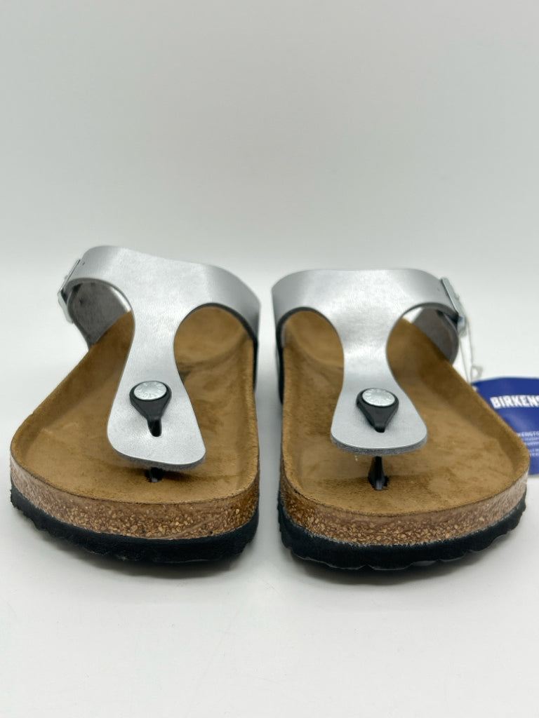 BIRKENSTOCK Size 37 Silver Metallic Sandal