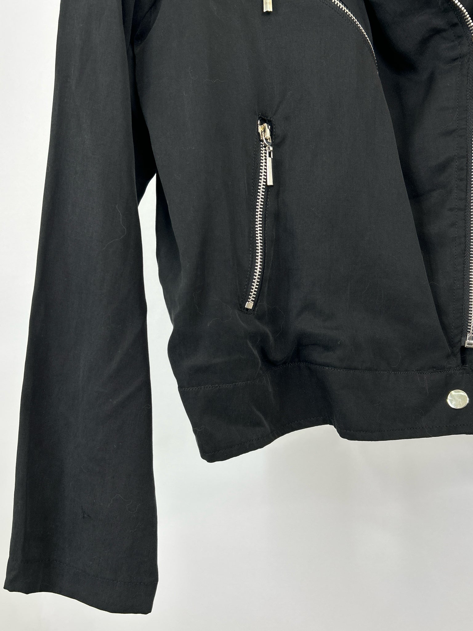 Bar III Size L Black Women Jacket
