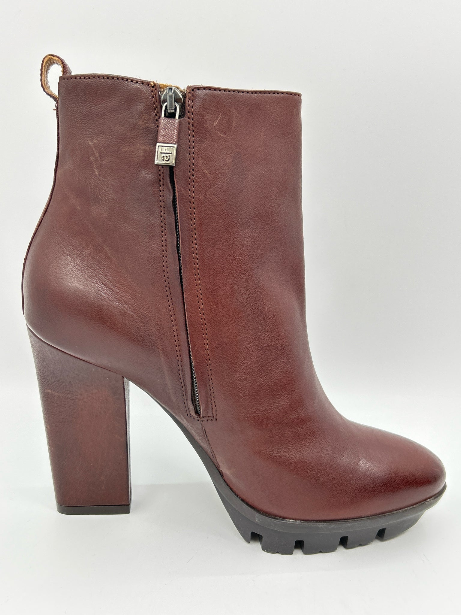 ALBERTO FERMANI Size 41 Brown Women Booties NWOB