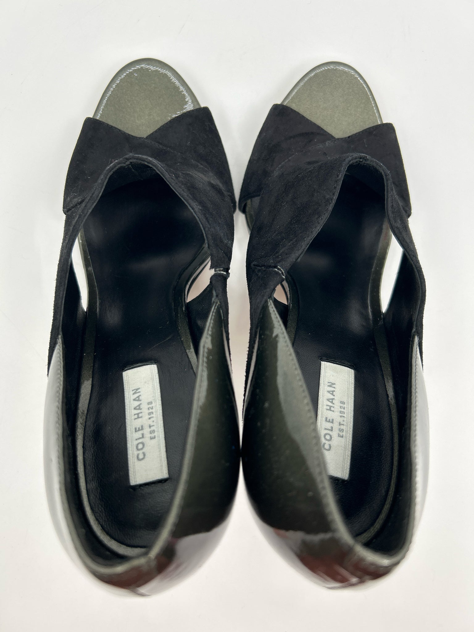 COLE HAAN Size 8.5B GREEN & BLACK Women Pumps