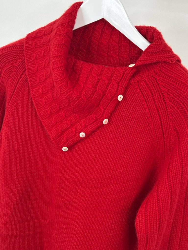 SAKS FIFTH AVENUE Women Size L Red Sweater