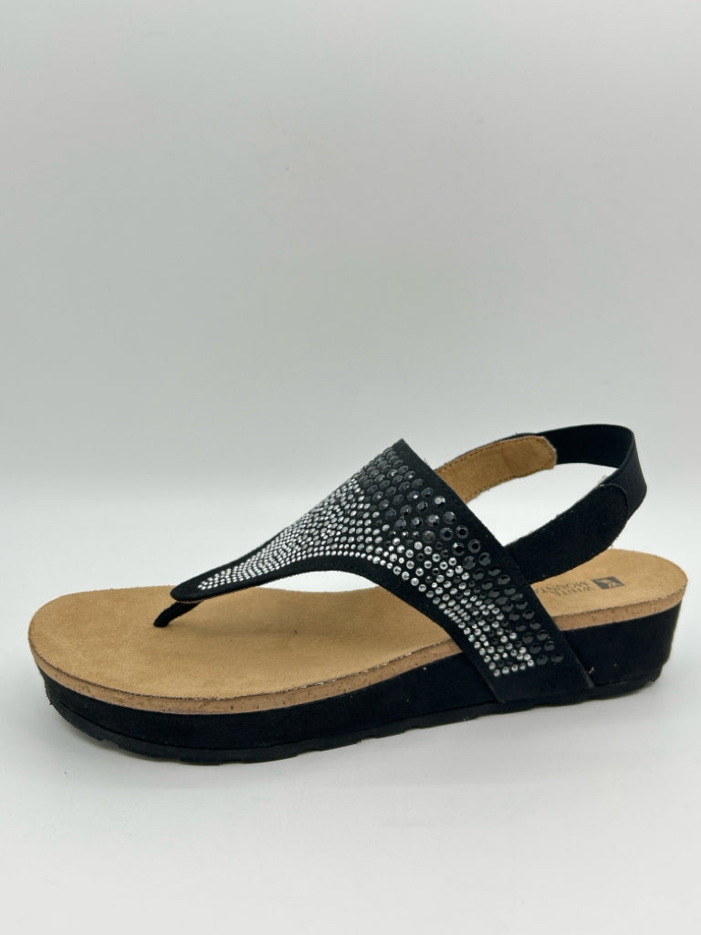 WHITE MOUNTAIN Size 10M Black Sandal