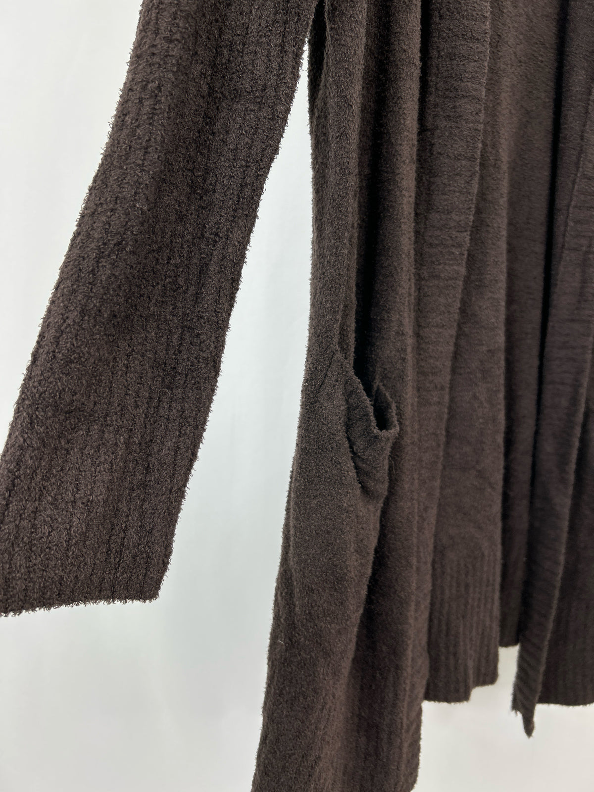BAREFOOT DREAMS Size M CHOCOLATE Women Cardigan