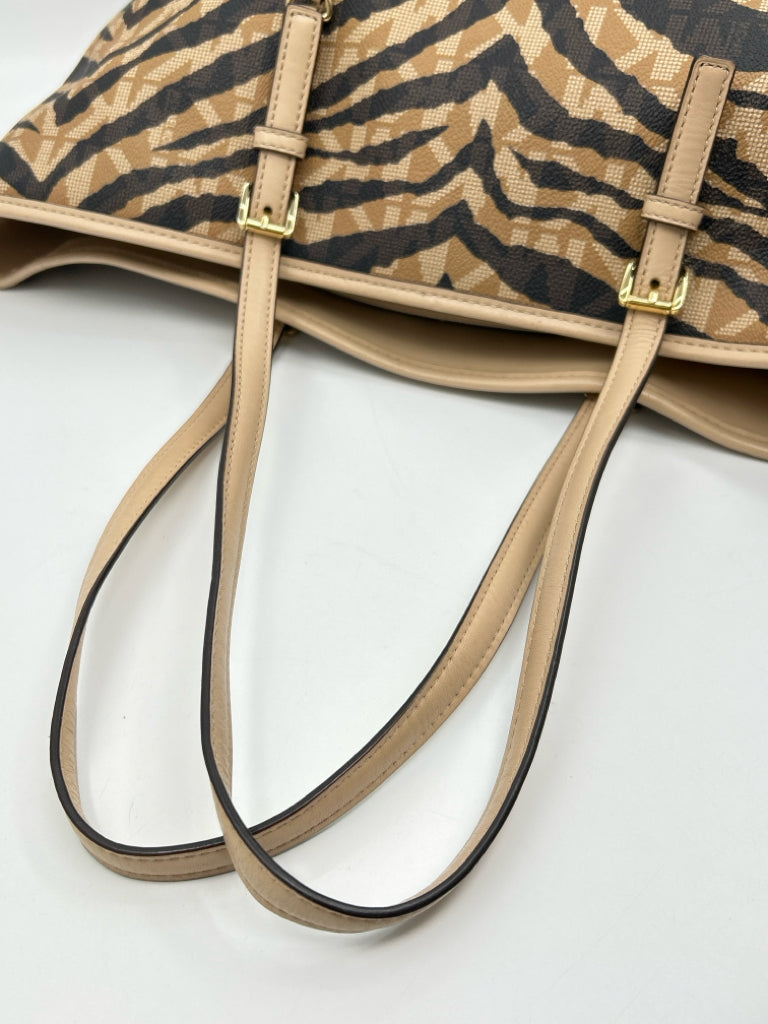 MICHAEL KORS Animal Print Laptop Tote