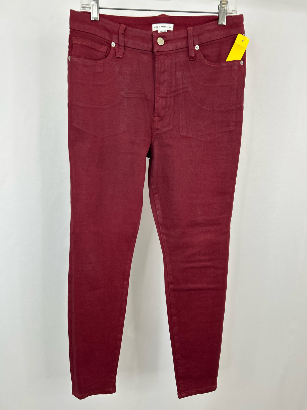 GOOD AMERICAN Size 10 Red Women jeans