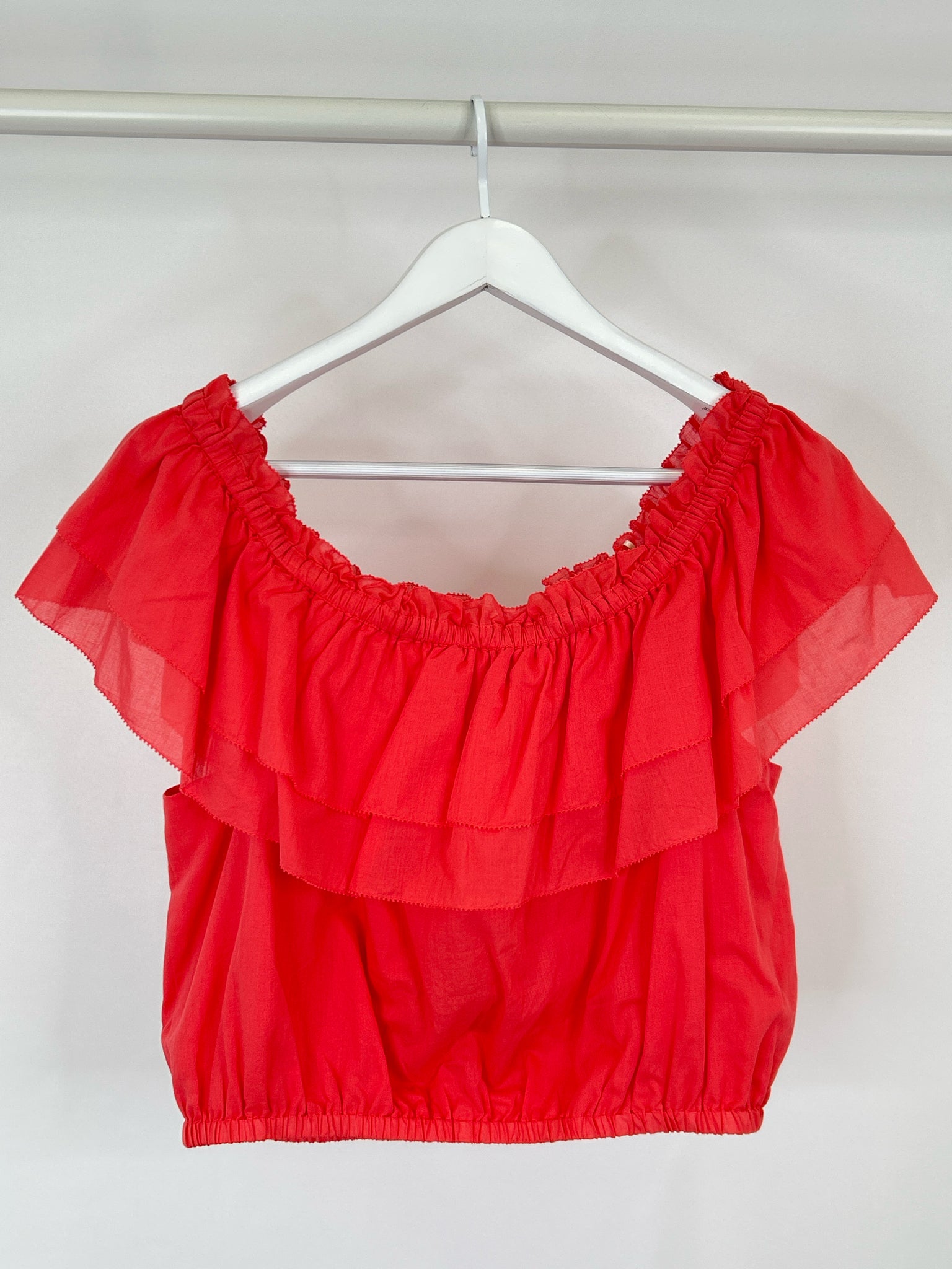 TRINA TURK Size L Coral Women Top