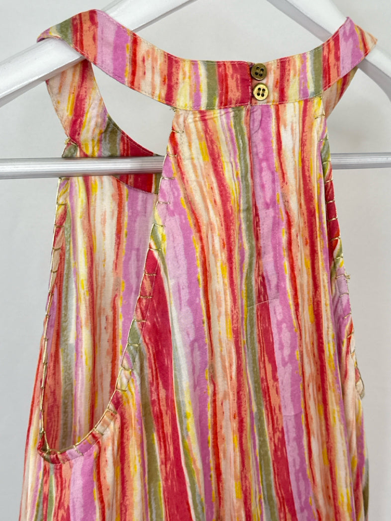NEKANE NKN Size XS Pink Striped Women 2-Piece w/pants