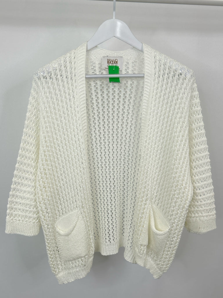 Brand Bazar Size One Size White Cardigan