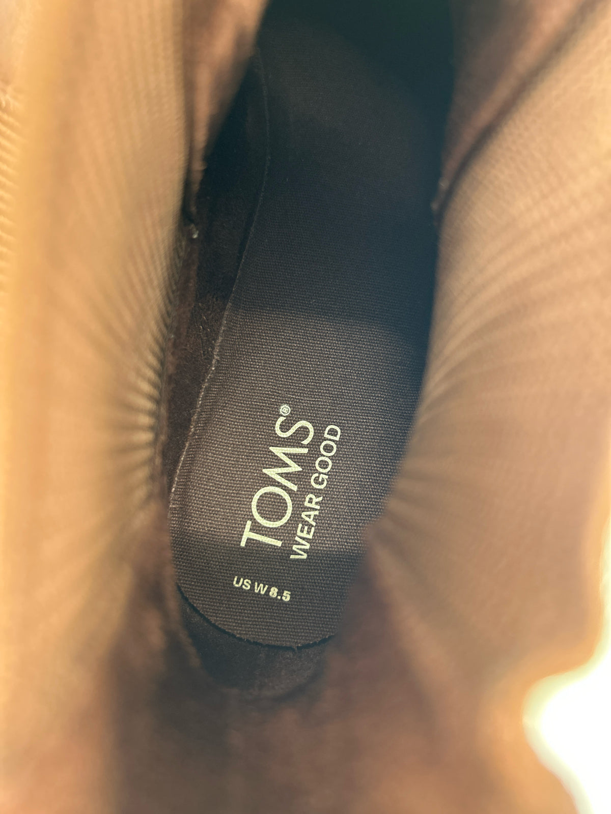 TOMS Size 8.5 Brown Women Booties