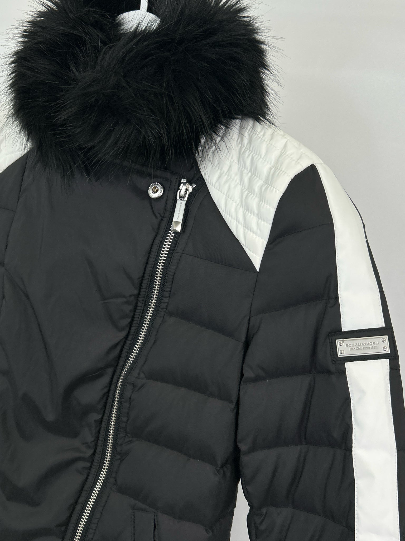 BCBGMAXAZRIA NWT Size XXS Black Women Coat