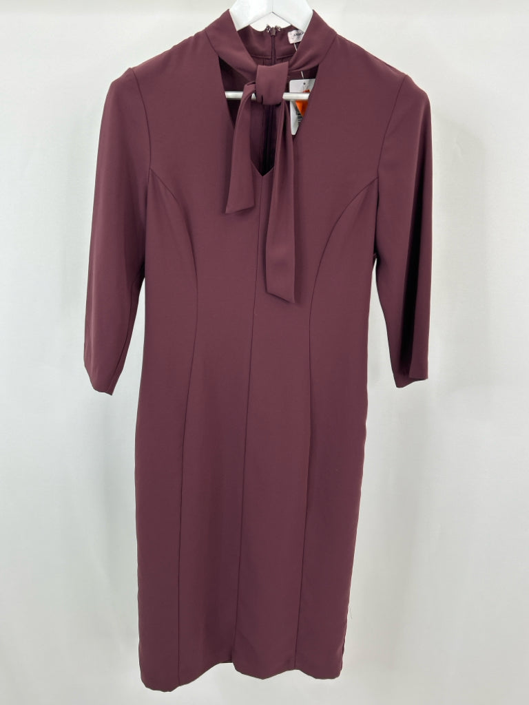 AMANDA UPRICHARD Women Size M Burgundy Dress NWT