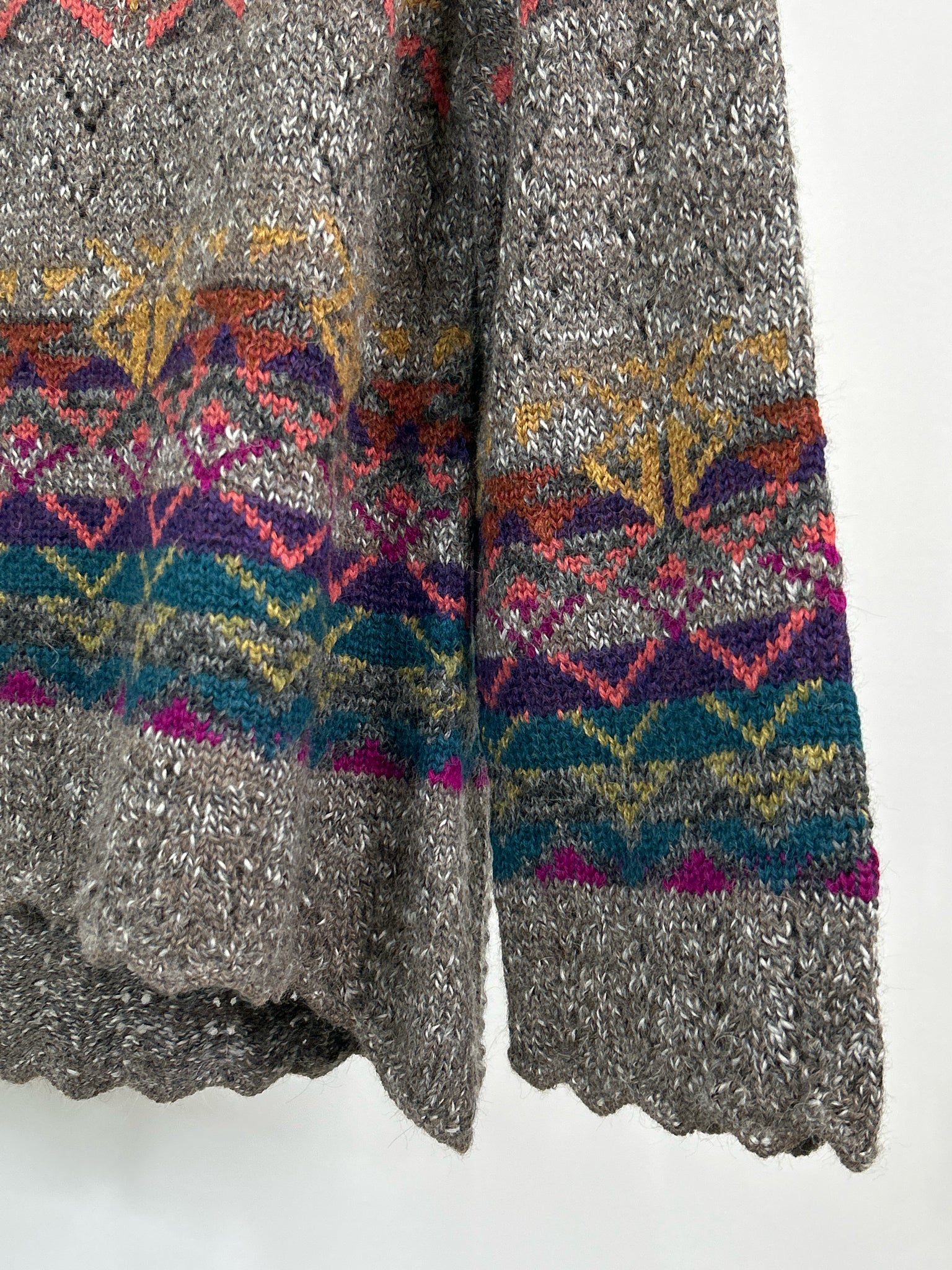 PERUVIAN CONNECTION Size XL Multi-Color Women Sweater NWT