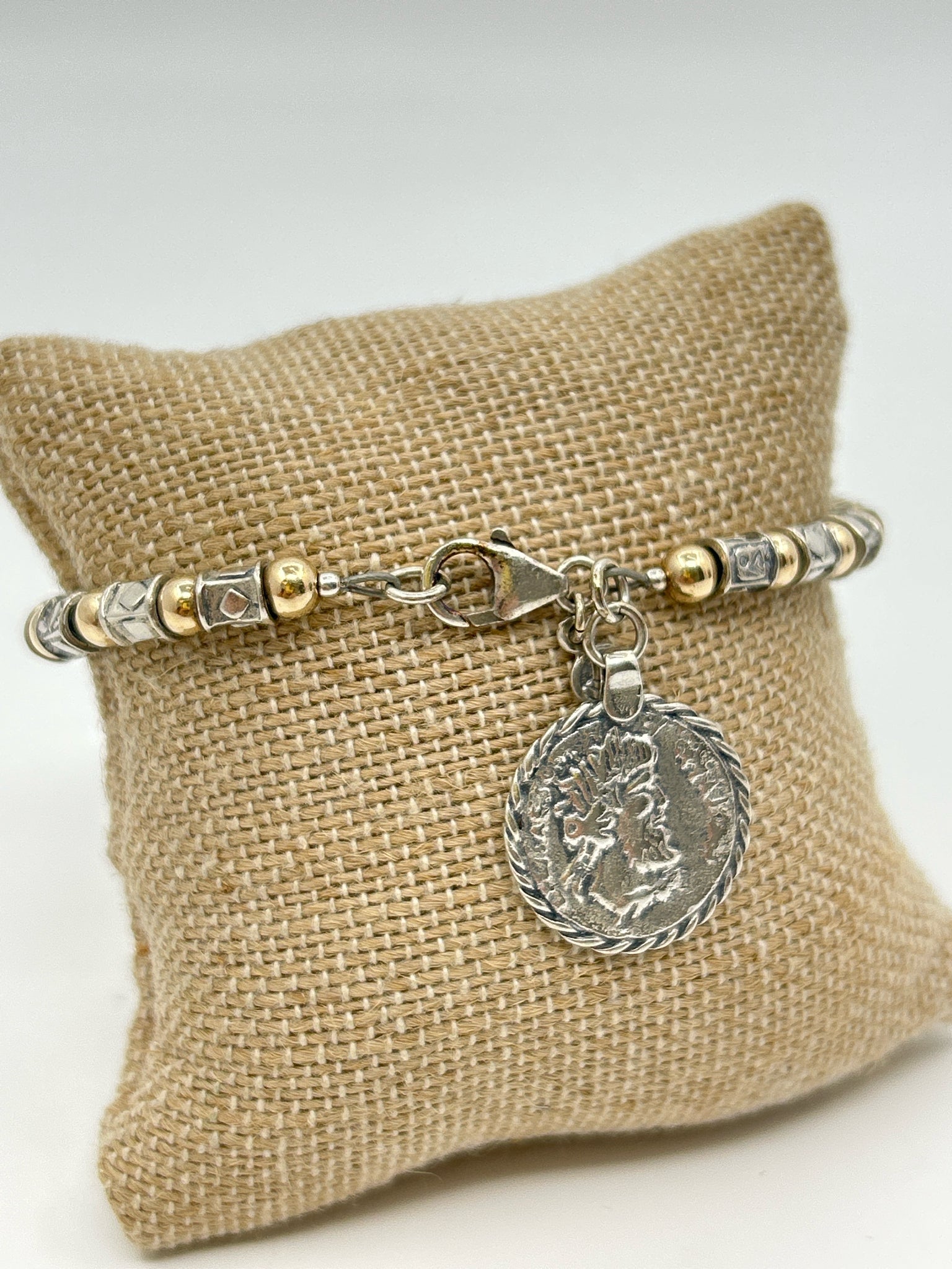 Silpada Silver and Gold Bracelet