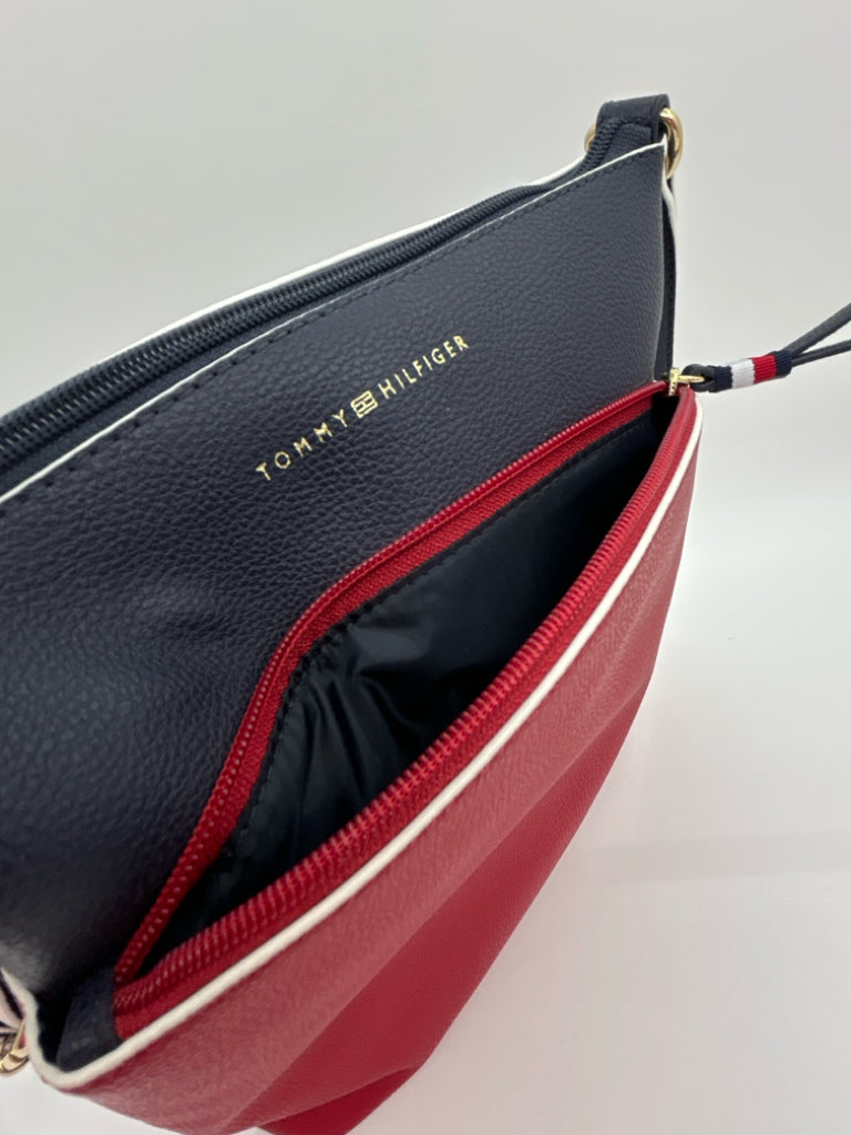 TOMMY HILFIGER NAVY AND RED Women's Purse