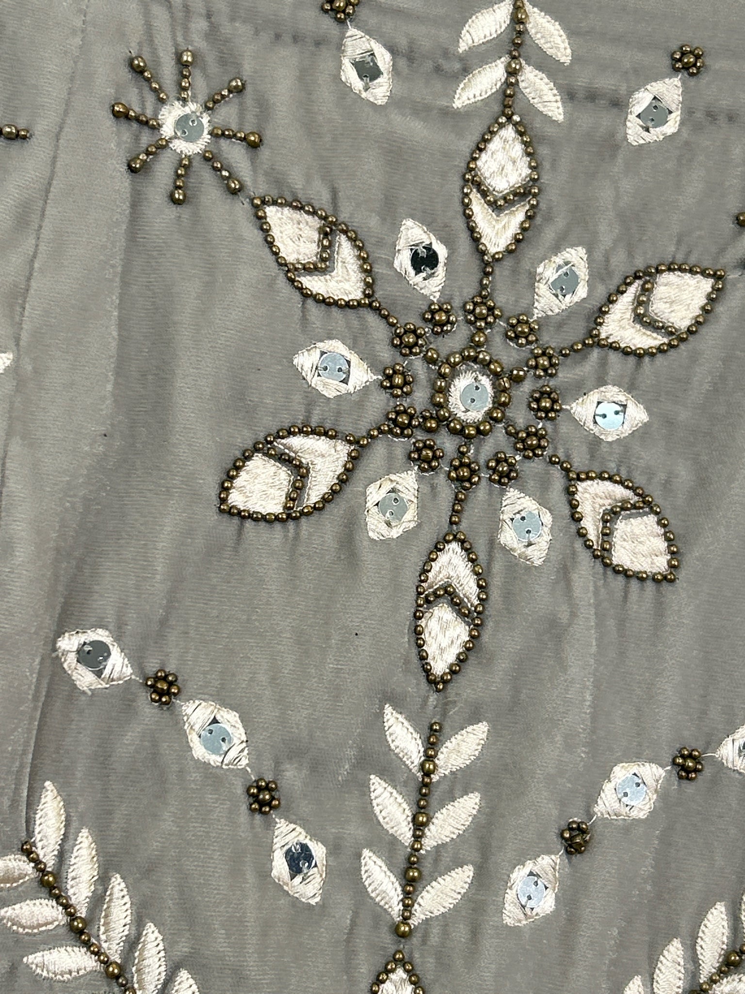 FREE PEOPLE Size 6 Silver Women Skirt