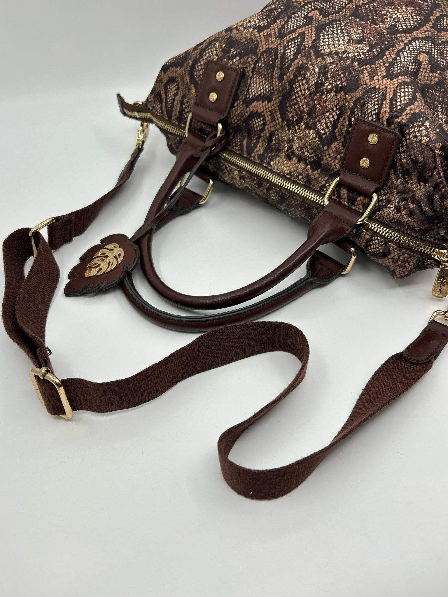 TOMMY BAHAMA Brown Print Women Tote