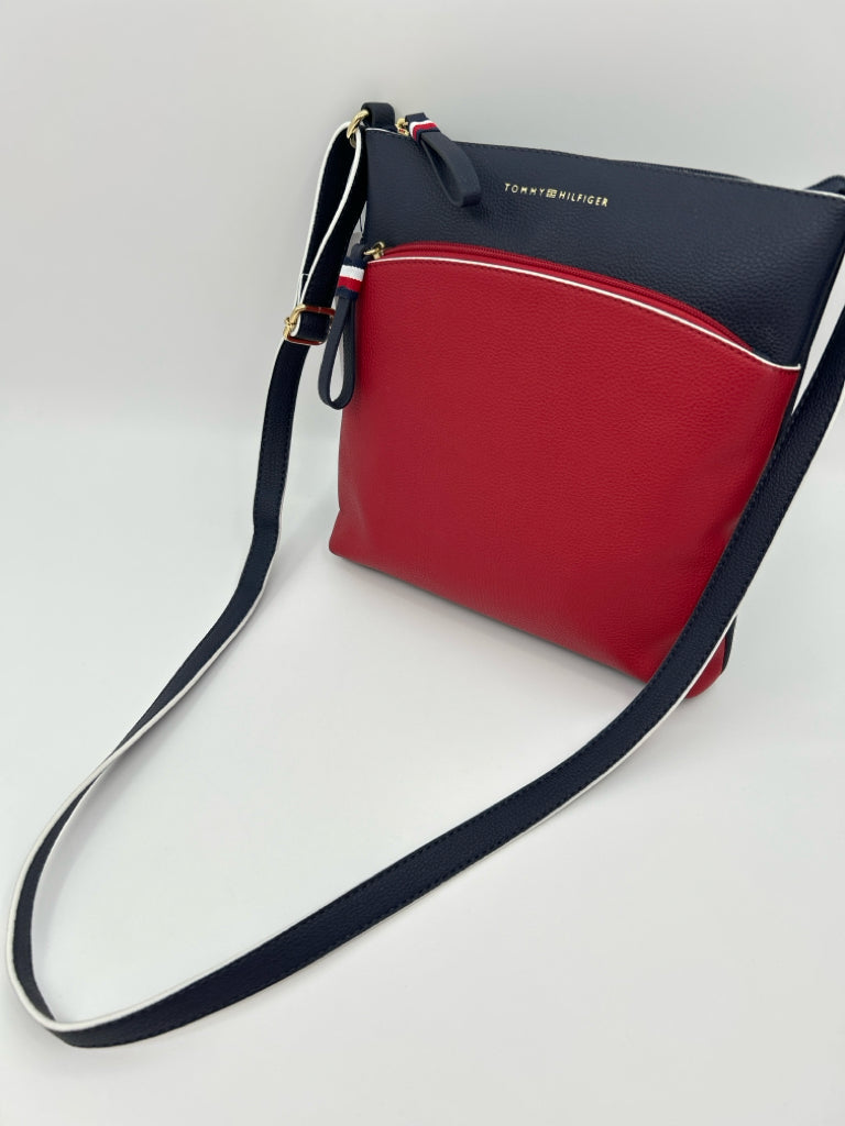 TOMMY HILFIGER NAVY AND RED Women's Purse