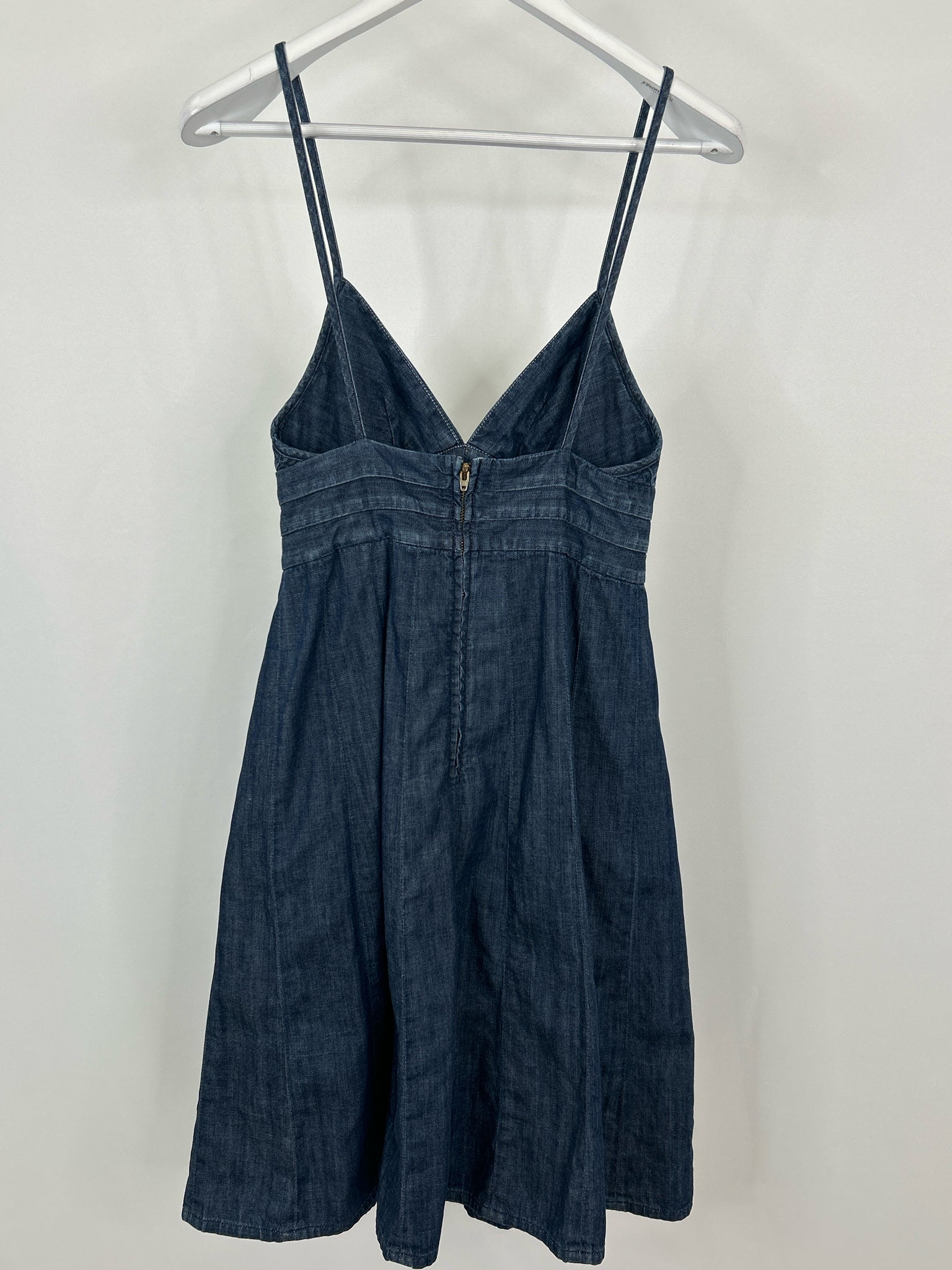 7 FOR ALL MANKIND Size XS BLUE DENIM Women Dress