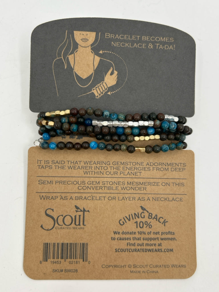 SCOUT CURATED WEARS Women Size One Size dark blue Bracelet Necklace