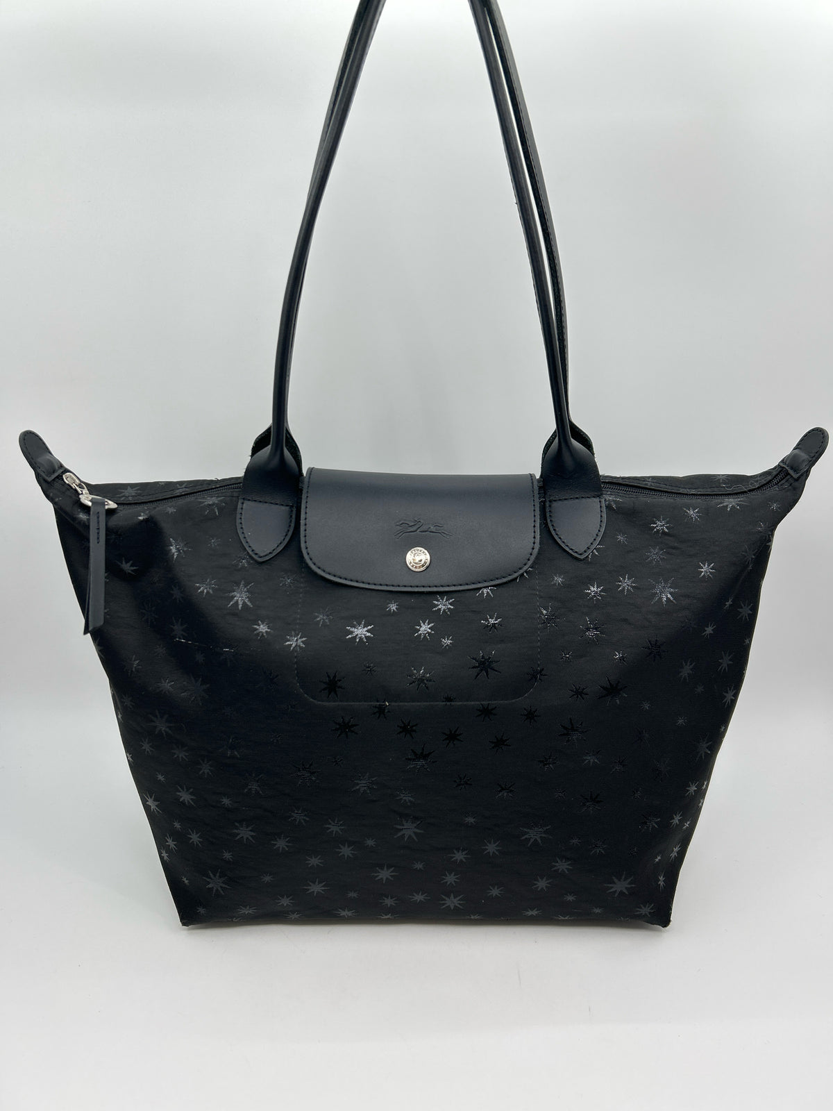 LONGCHAMP Black Print Women Tote