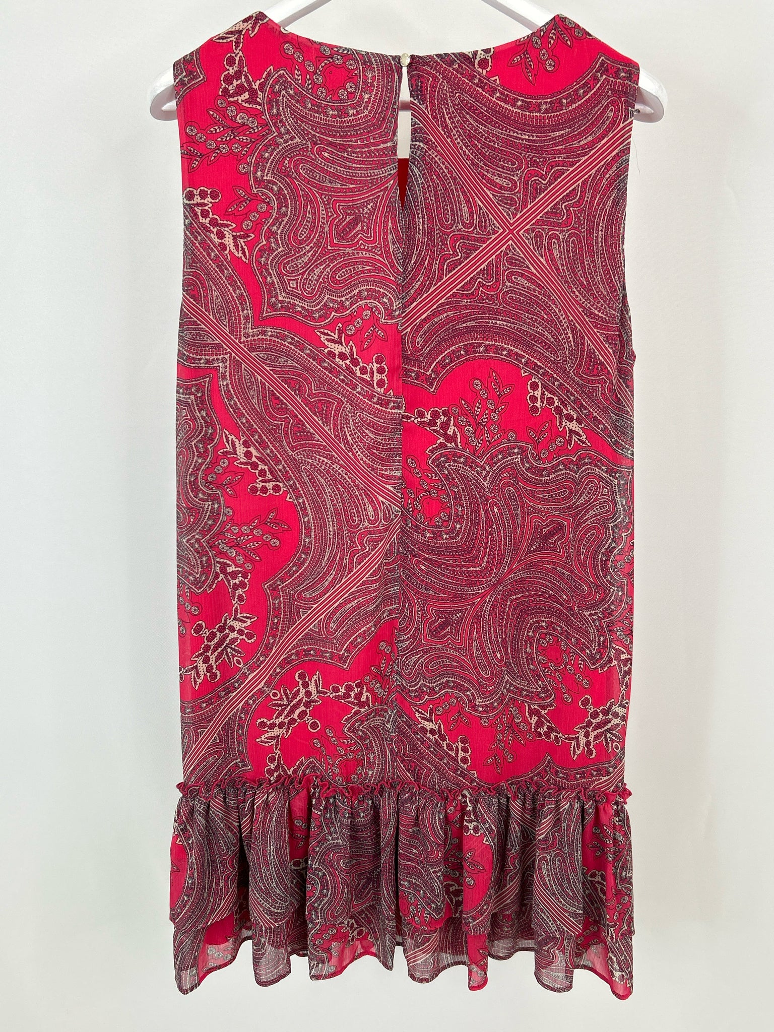 TOMMY HILFIGER Size 16 Pink and Black Women's Dress