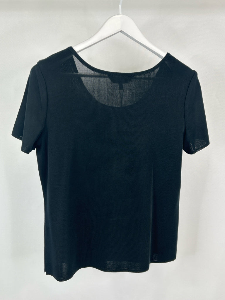 MING WANG Size M Black Women's Top