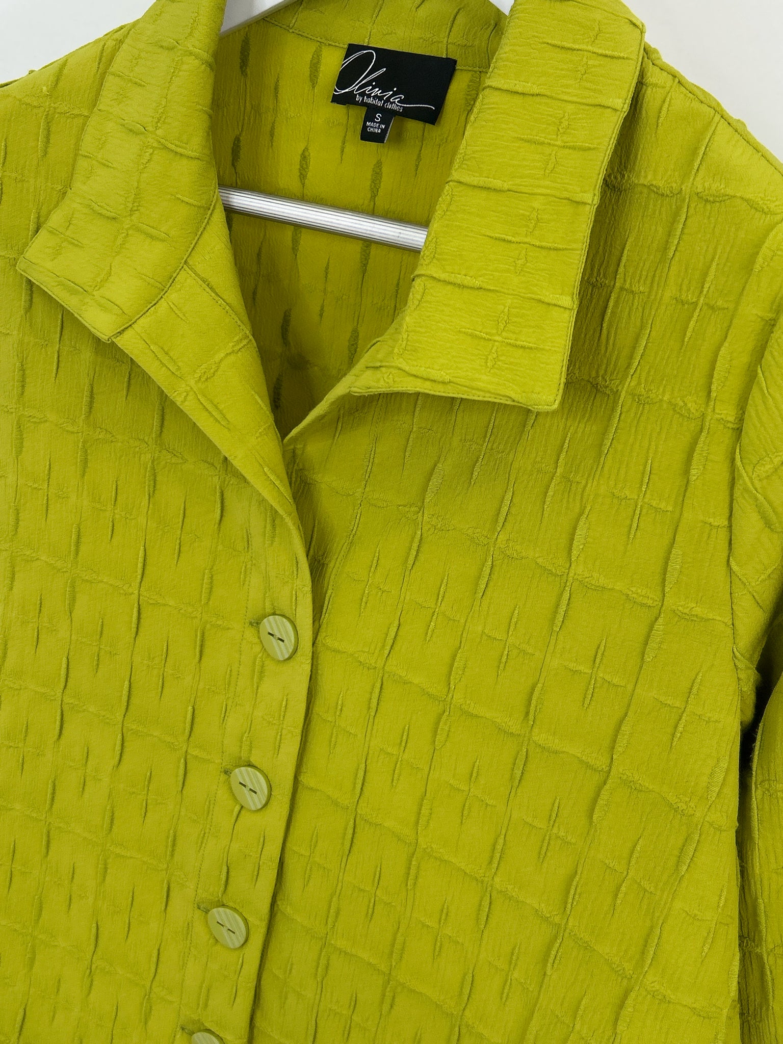 OLIVIA BY HABITAT CLOTHES Size S Green Women Jacket NWT
